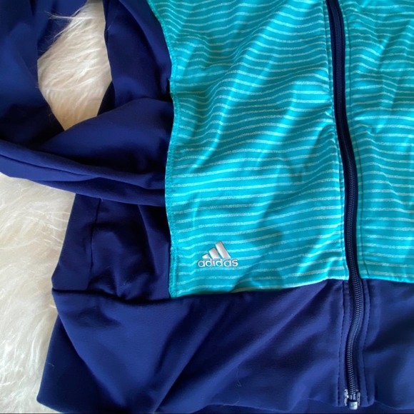 Adidas Size Medium Full Zip Sweatshirt - Picture 3 of 6